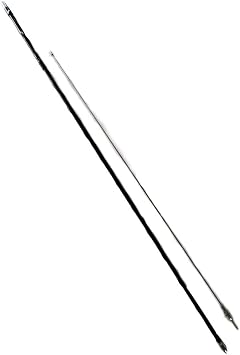 Shark Antennas S-F80 Mono Band HF 80 Meter Mobile Vertical Antenna with 3/8x24 Threads, Handles 250W Max