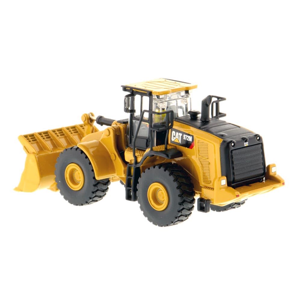 Diecast Masters 85949 - Caterpillar ładowarka rowerowa 972M, wierny w szczegółach pojazd budowlany H0 CAT w metalowym pudełku, skala 1:87, ok. 10,3 x 3,7 x 4,2 cm