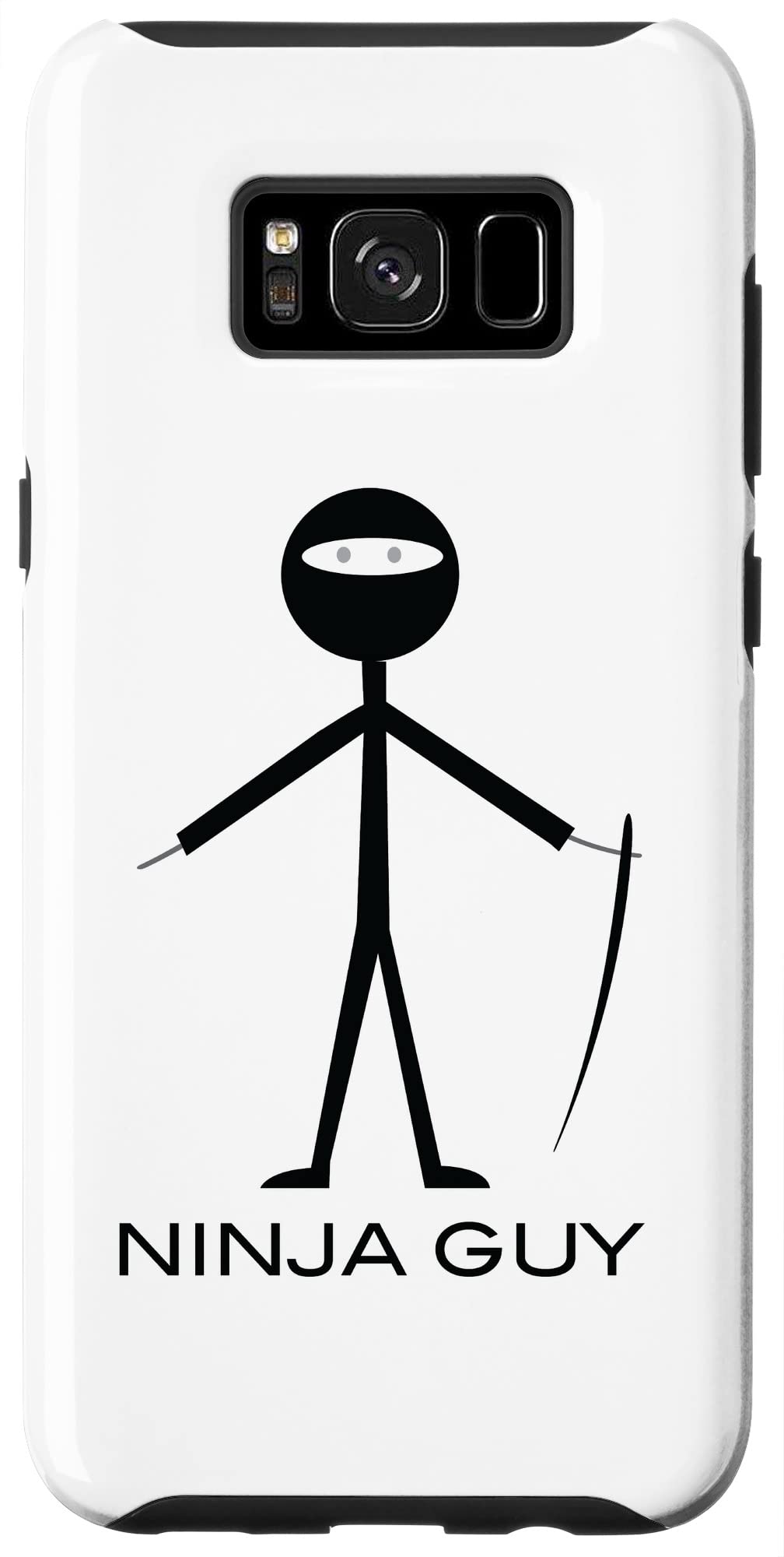 Amazon.com: Galaxy S8+ Funny Mens Ninja Guy, Boys Ninja Design Case : Cell  Phones & Accessories