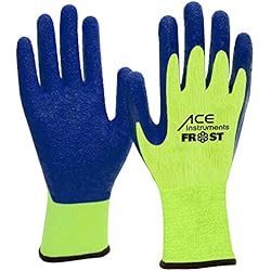 Guantes De Trabajo Termicos Guantes trabajo invierno ACE Frost (3 pares) EN388/511 para congeladores - protección térmica, antideslizante, buen agarre - logística, almacenamiento en frigoríficas y temperaturas bajas - L