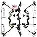RAPTOR Compound Hunting Bow Kit: LIMBS MADE IN USA | Fully adjustable 24.5-31” Draw 30-70 LB pull | Up to 315 FPS | WARRANTY & 100% 30 day GUARANTEE |5 Pin Lighted Sight, Biscuit Rest | Camo RH