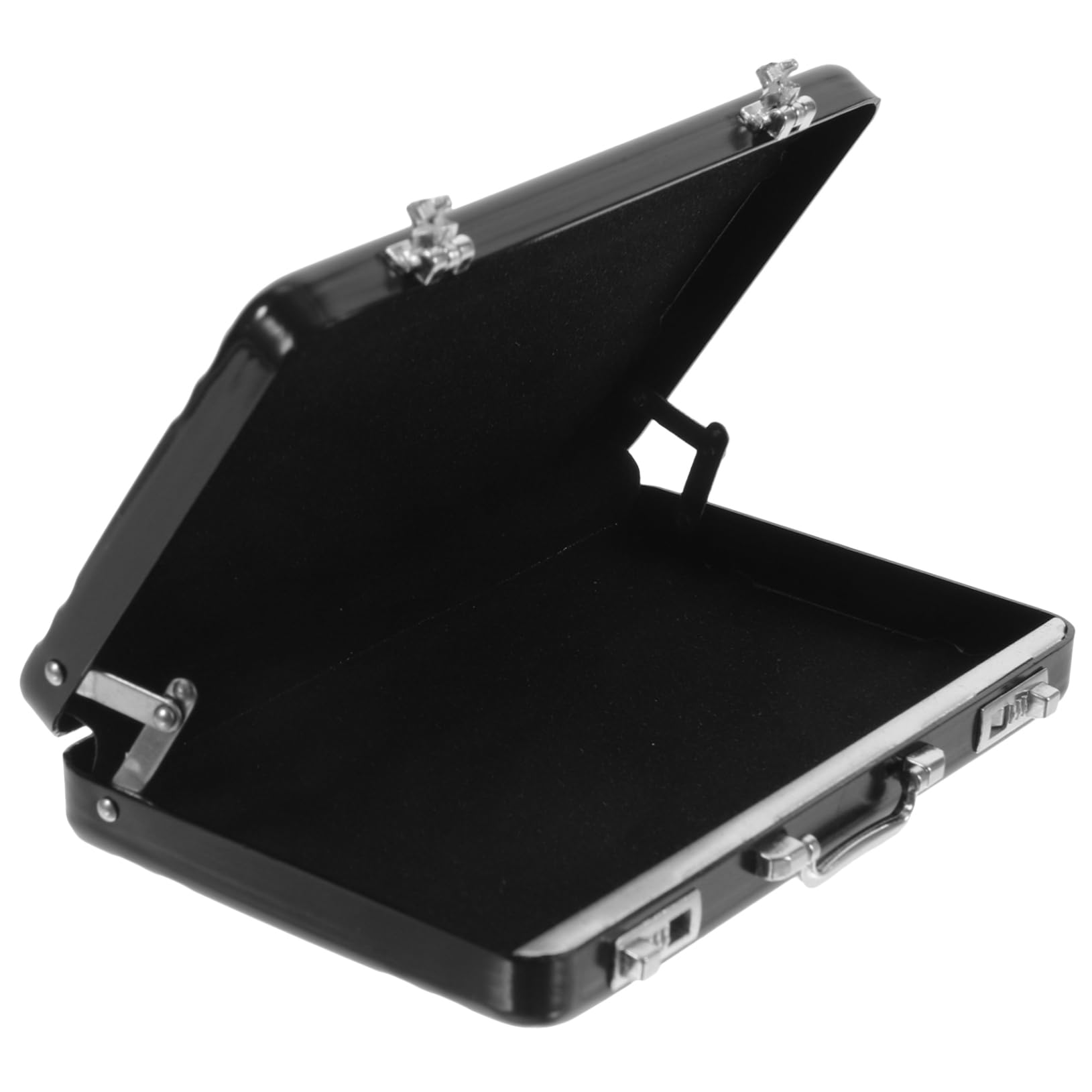 NUOBESTY 4 Piezas caso de la tarjeta de negocio tarjetero tarjetas visita tarjetero para tarjetas de visita mini containers tarjeta de crédito carteras para hombre tarjetas flash Metal mesa