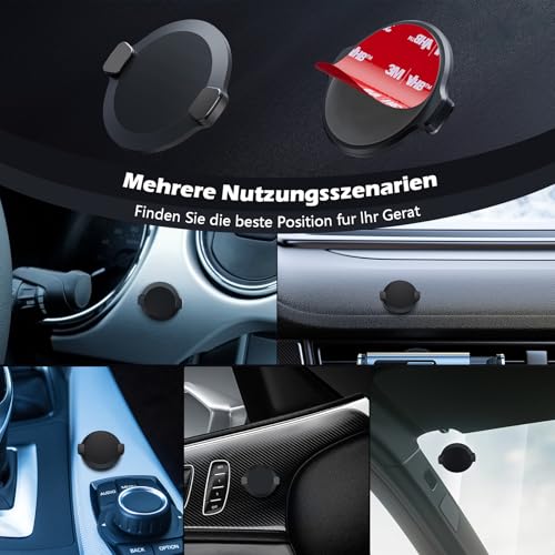 ALAFLY Magnetische Halterung für OOONO CO-Driver NO2, Metall Super Klebepad für Sonnenblende, Armaturenbrett, Glatte Oberfläche für alle Autos