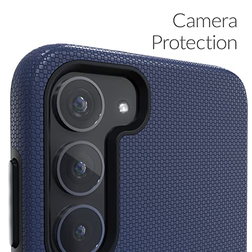 Image of Crave for Samsung Galaxy S23 Plus Case, Shockproof Protection Dual Layer Case for Samsung Galaxy S23 Plus (6.6 inch) - Navy