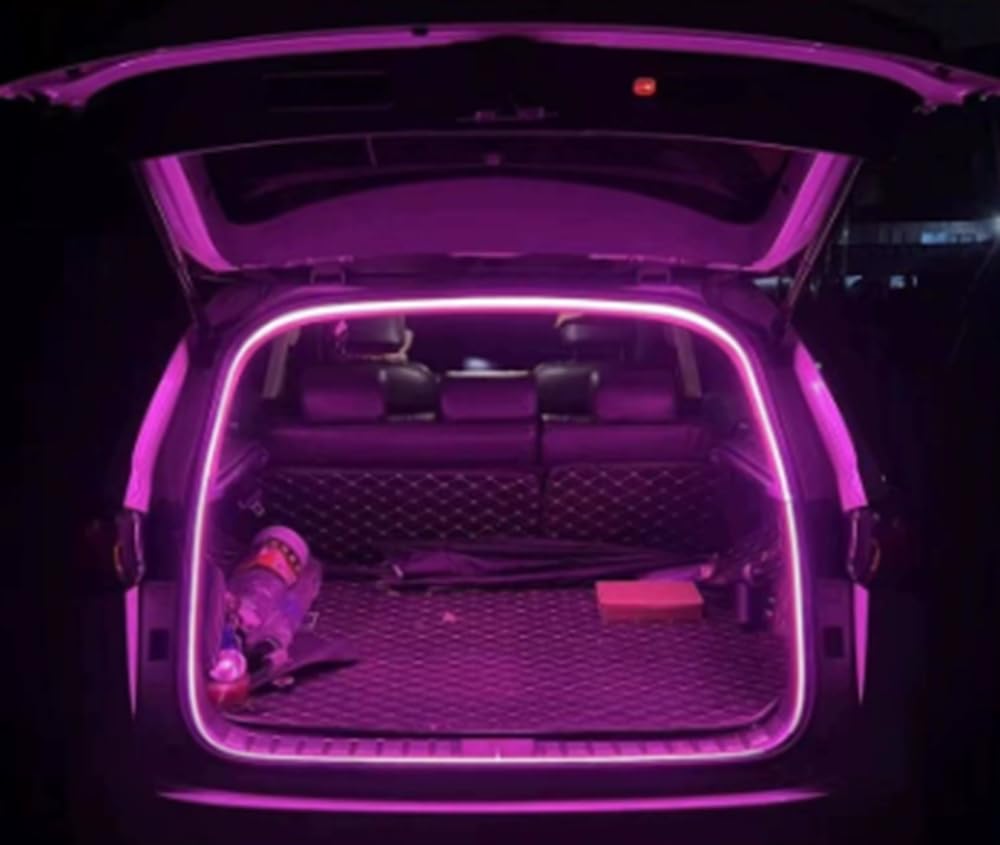 Dynamic Flowing Car Trunk Light Strip, 2025 New Trunk Cargo Ambient Lighting Led Strip Lights Interior Illumination Decorations Invisible Installation - View #5