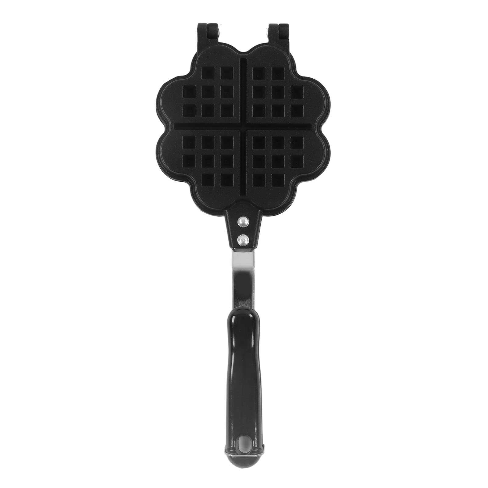 Padella Per Waffle in Ghisa Antiaderente Padella Per Waffle a Doppia Faccia Per Waffle a Forma di Fiore E Cuore