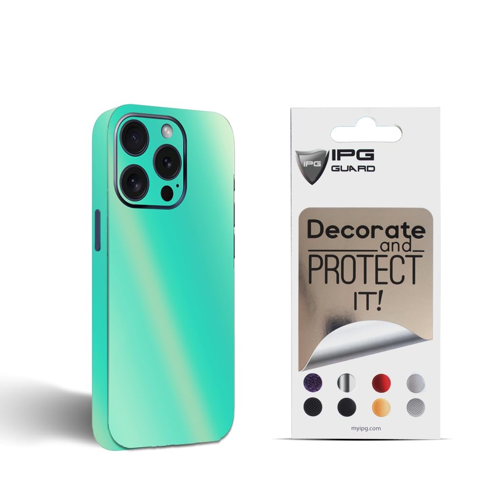 Vinilo para iPhone 15 Pro de fibra de carbono IPG decoración para el uso diario 6