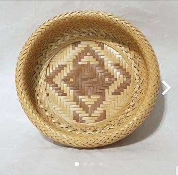 籐細工竹細工 🌿竹のサイドバスケット🌿 脚付きで通気性がよく、見た目も