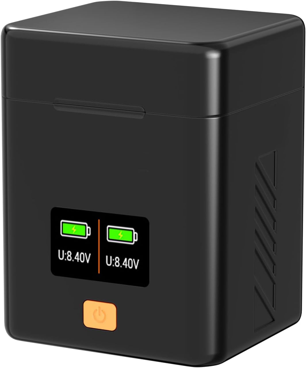 NPFZ100 Camera Battery Charging Case 2-Slot Charger with OLED Screen for A7 IV A6600 Users