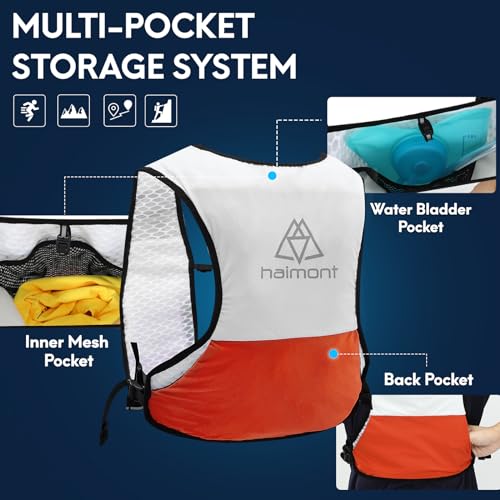 Haimont-Running-Hydration-Vest-Pack-5L-Lightweight-Run-Water-Vest-Adjustable-Hydration-Backpack-for-Women-Men-with-Multi-Pocket-Hiking-Trail-Running-Marathoner-Race-Climbing