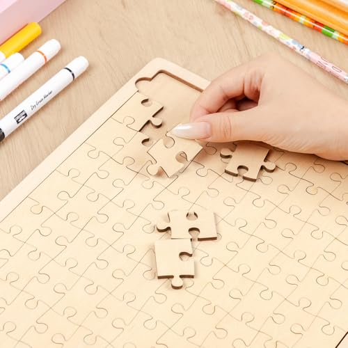 Rompecabezas de madera en blanco Mr. Pen de 24 piezas, 11.7" x 8.8" miniatura 7