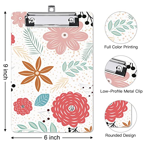 Image of Small Plastic Clipboard 6 x 9 in, Standard A5 Size Fashion Clip Board