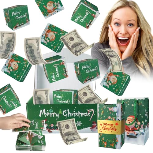 Surprise Gift Box Explosion for Money, Unique Folding Bouncing Money Box