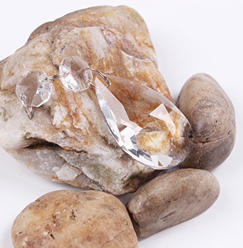 Bihrtc BIHRTC-1021 Pack Of 12 Clear Crystal Chandelier Prisms Pendants Glass Pendants Beads  thumb #2