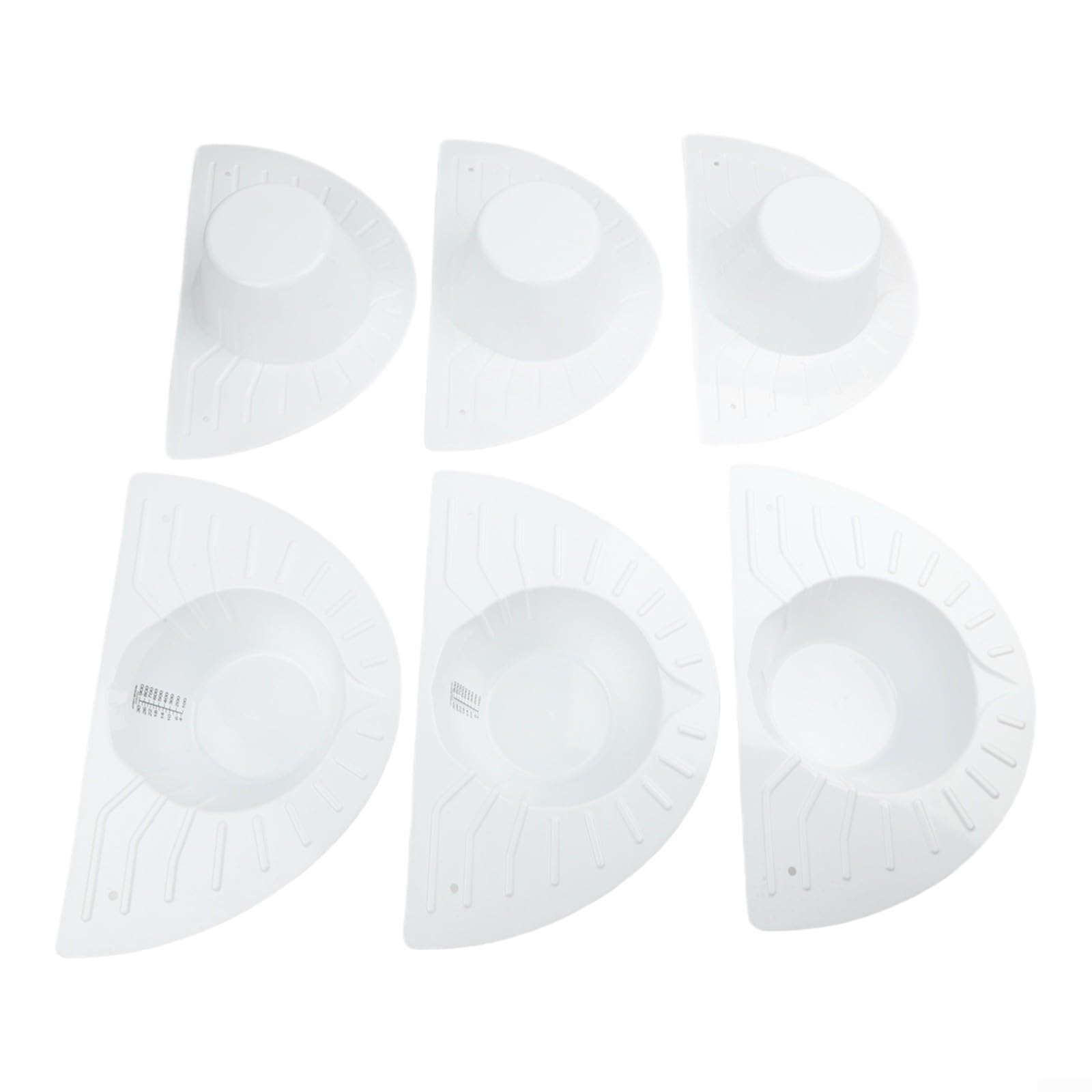 Bac de collecte d'urine de 900 ml - Antidérapant - Large ailes latérales pour siège de toilette - Blanc