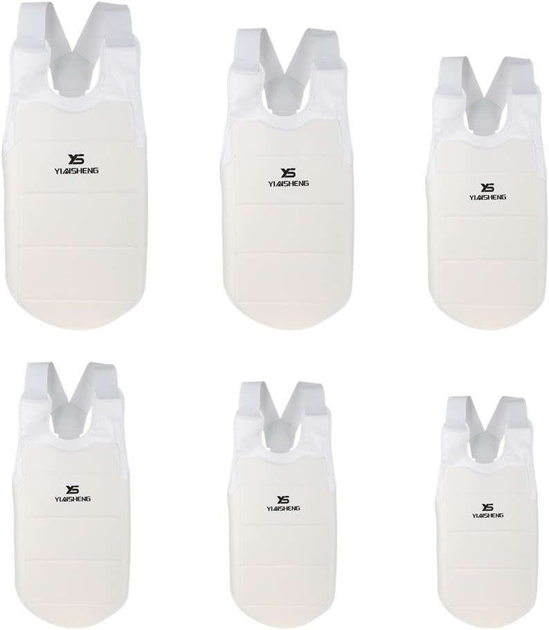 EVTSCAN Chest Guard, Unisex Adult Child Taekwondo Karate Chest Guard Vest Boxing Karate Breast Protector Accessory(CH)