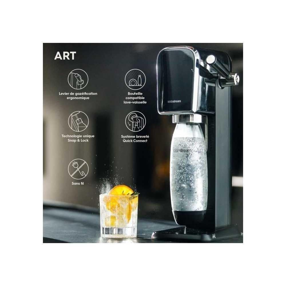 Sodastream Machine à Soda et Eau Pétillante, Va au Lave-Vaisselle