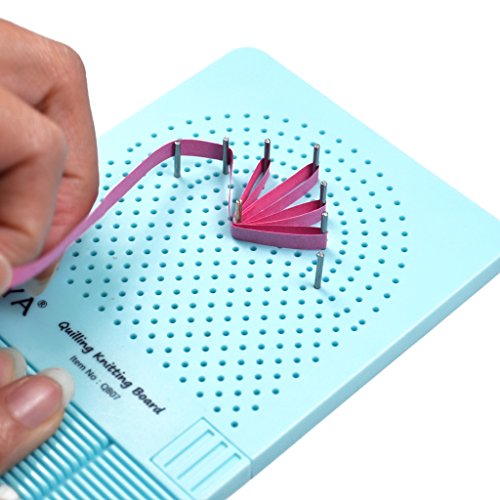 Juya Quilling Knitting Board With 2 Functions Have Sticks Storage (Blue) #TOP2