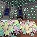 GUAngqi 100pcs Wall Glow In The Dark Star Stickers Decal In Kids Room