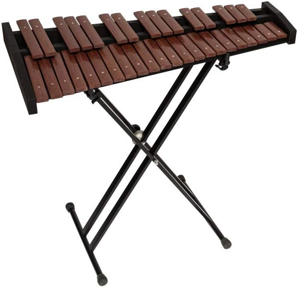 Stagg XYLO-SET 37 37-Key Xylophone with Mallets and Stand, wooden/black, -inch