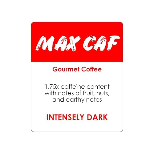 Miniatura 3 de Donut Café Max Caf - Cápsulas de café con alto contenido de cafeína intensamente tostado oscuro, para cafeteras Keurig K Cup, certificadas sin OMG,