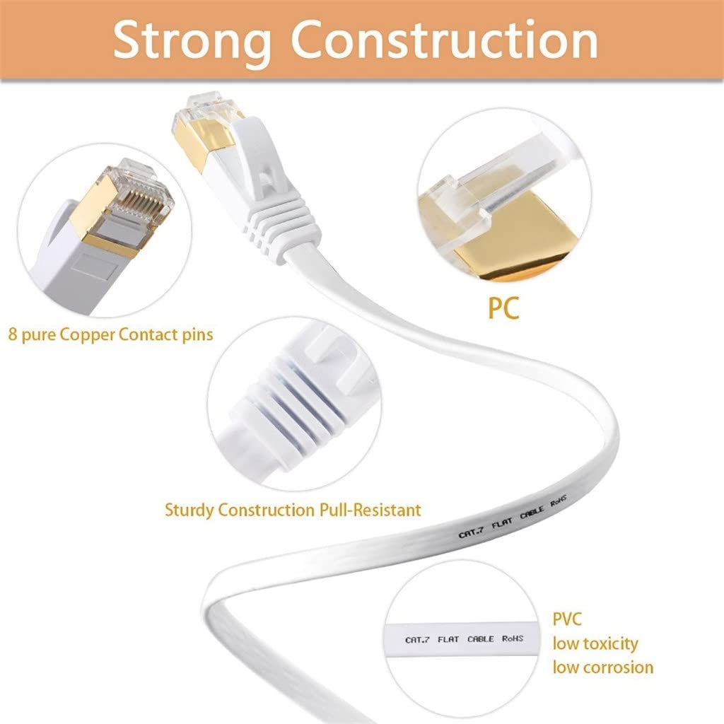 Ethernet Cable LAN STP RJ 45 Network Patch Cord 10m Router Laptop