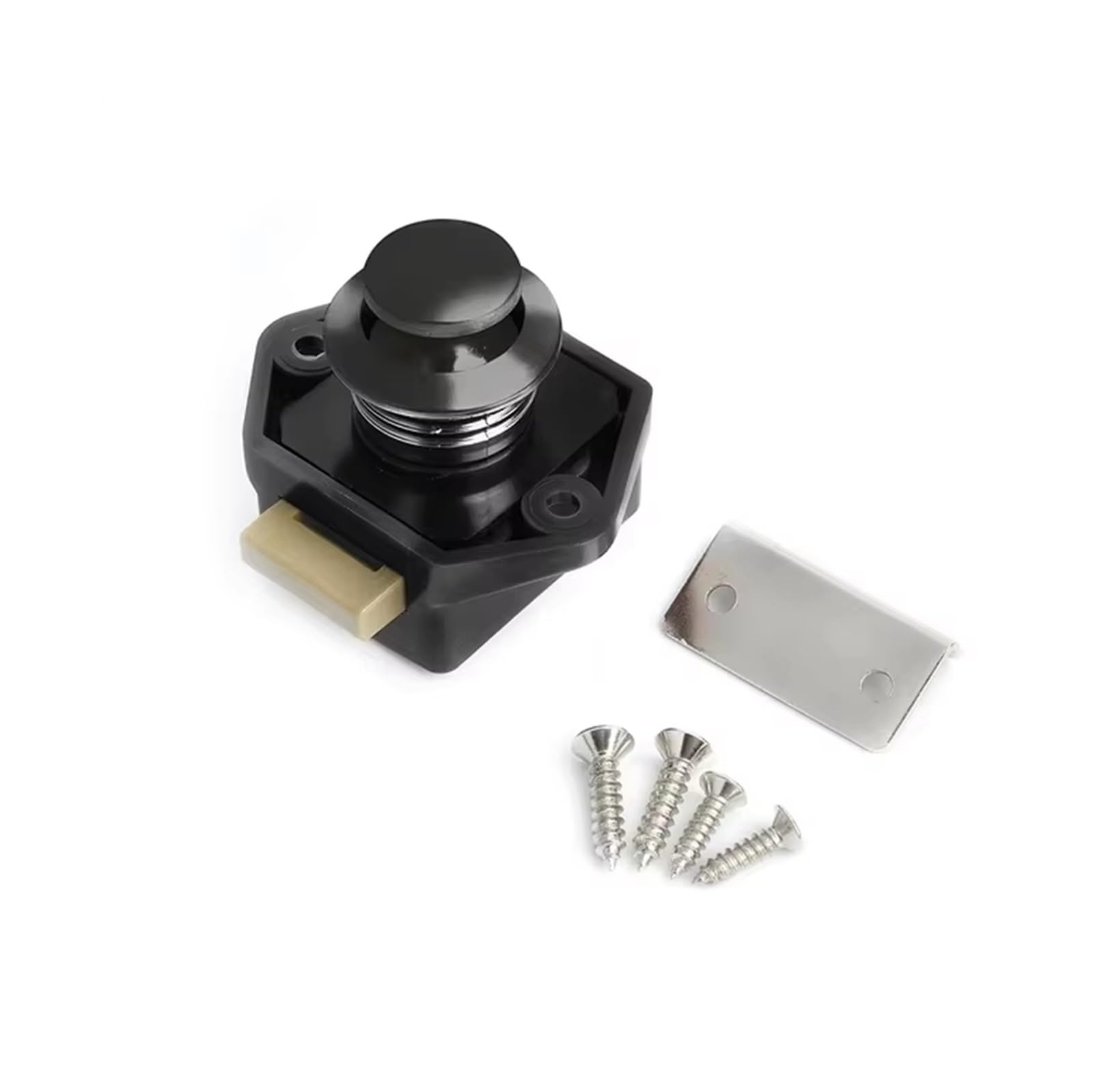 Cupboard Locks， Camper Car Push Locks Furniture Cabinet Door Lock Hardware Child Safety Drawer