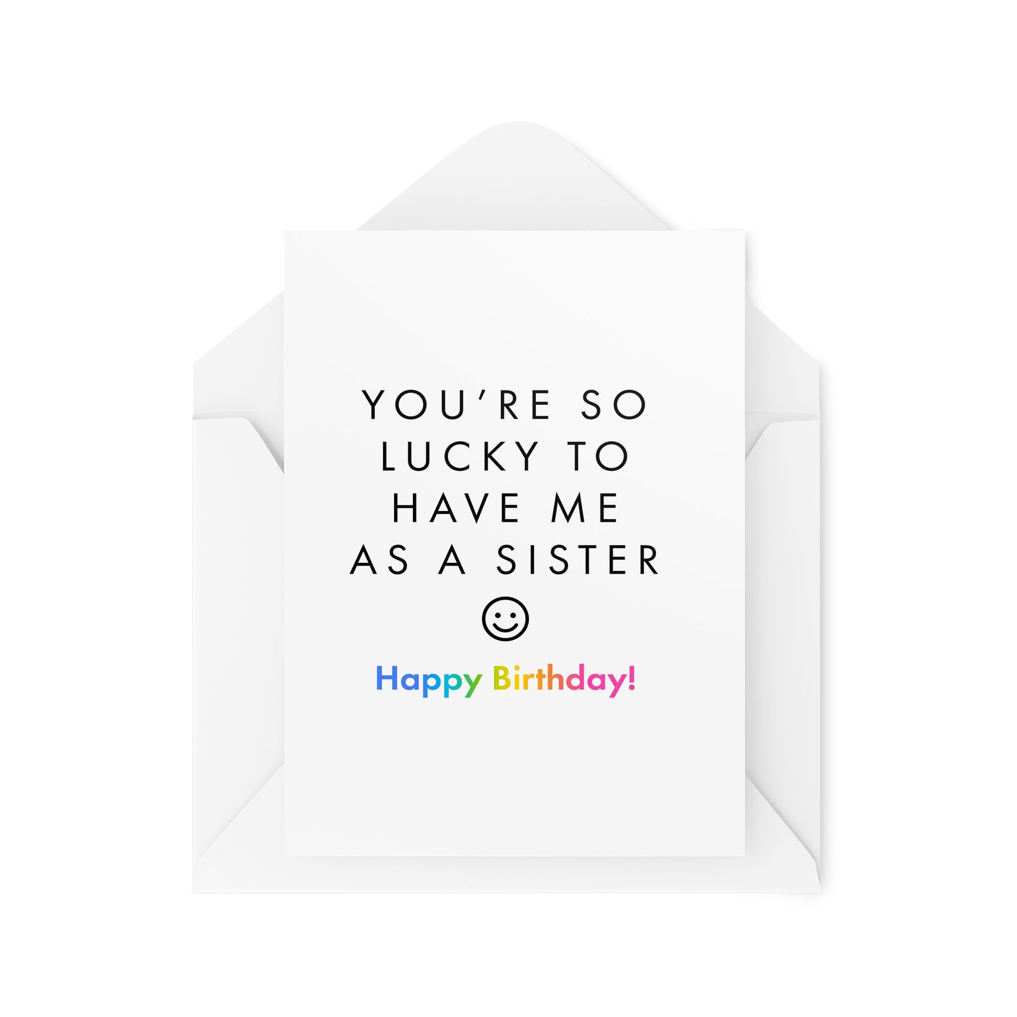 Tongue In Peach Cartes De Vœux Amusantes | Woohoo You Survived Another Year  | Anniversaire Best, image size:2000x2000