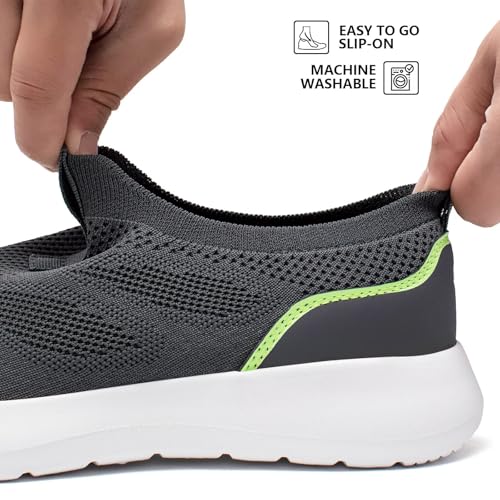 Image of HOBIBEAR Women Walking Shoes | Wide Toe Box | Slip On Sneakers