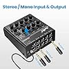 Moukey Ultra Low-Noise 8-Channel Line Mixer for Sub-Mixing, DC 5V 8-Stereo Mini Audio Mixer, Ideal for Small Clubs or Bars, Guitars, Bass, Keyboards or Stage Mixer-MAMX3 #1