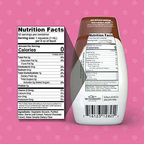 Sweetleaf Sweet Drops Liquid Stevia Sweetener, Chocolate, 1.7 Ounce #TOP1