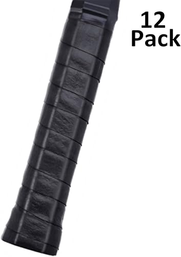 Miniatura 2 de 12 piezas de cinta de agarre para raqueta de tenis de bádminton para agarre antideslizante y absorbente del sudor