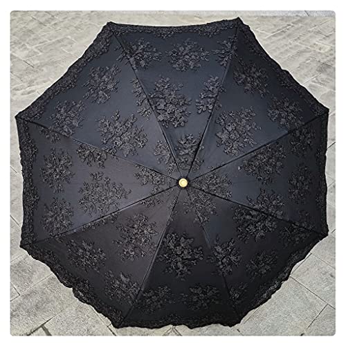 Parapluie de voyage compact et robuste contre la pluie et le soleil beige