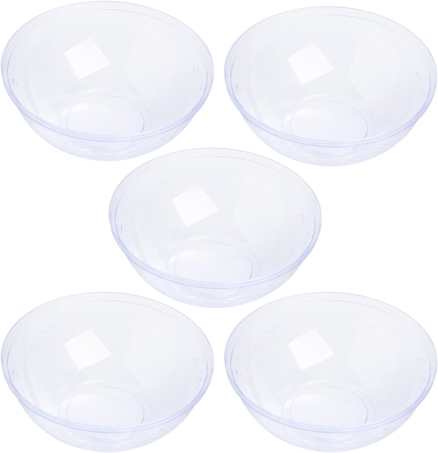 STACKABLES Pack of 5 175oz 12" Large Round Serving Bowl MultiUse