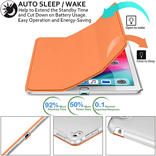 Image of DuraSafe Cases for iPad Pro 9.7 inch 2016 Case A1673 MLMP2HN /A MM172HN /A MLMN2HN /A MLMQ2HN /A A1674 A1675 MLMW2HN /A MLMX2HN /A MM192HN /A MLMV2HN /A MLN02HN /A MLMY2HN /A MLN12HN /A MM1A2HN /A - Orange