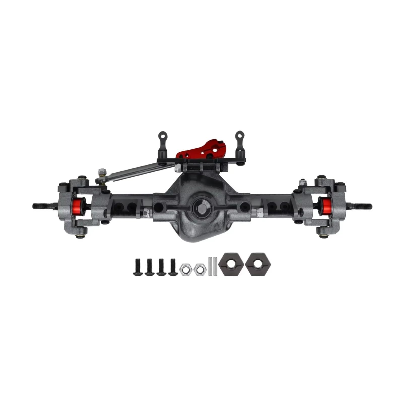 SOULONG Set D'essieux Avant/arrière Pour Axial SCX10 / D90 – Aluminium Anodisé, Engrenages Acier, 1:10, 210 Mm