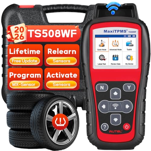 Autel MaxiTPMS TS508WF Upgrade of TS508K TS508 TS501Pro TS408S Program MX Sensor Read Clear DTCs TPMS Reset OBD Relearn Activate TPMS Programming Tool Free Lifetime Update