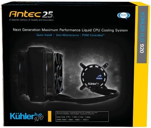 Antec Kuhler H2O 920 Liquid CPU Cooler System