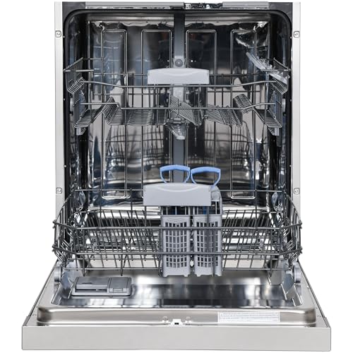 Telefunken Unterbau-Geschirrspüler | Spülmaschine 60 cm | 12 Maßgedecke | 9 Programme | AquaStop - Schutz vor Wasserschäden | Auto-Door | leise 44 dB | inkl. Besteckkorb | G-EU-6014-C-I