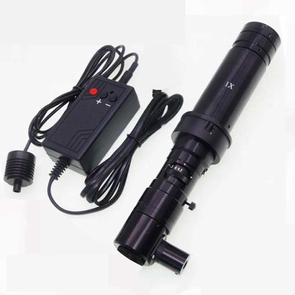 Microscope 5X 10X 20X 50X 100X Plan Achromatic Objective Metallographic Zoom Industry Microscope Camera Coaxial Light C-Mount Lens(Lens Head)