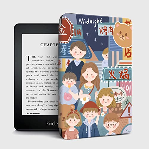 �P�[�X 6.8" Kindle Paperwhite (11th Generation-2021) ����� 6" Kindle Paperwhite 2012-2017 ��Kindle (7Gen)2014 �����[�X - �I�[�g�X���[�v/�E�F�C�N�t�����U�[