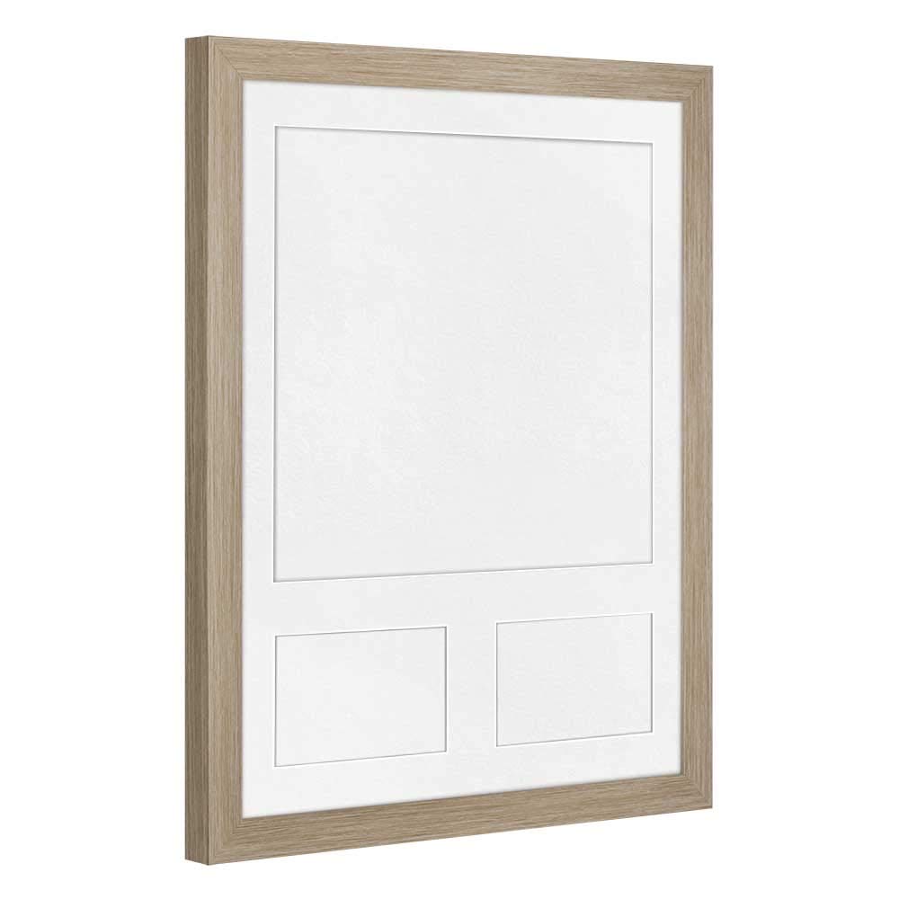 Bildershop-24 Bilderrahmen Trikotrahmen stabil RahmBig Weiß 50 X 70 cm Rahmen für Trikots, Sport Shirts + Passepartout Reinweiß