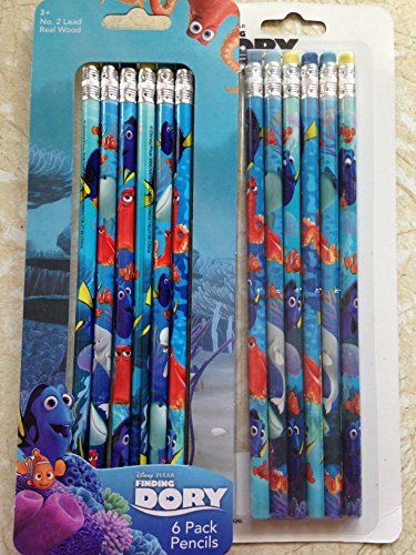 Pixar Finding Dory 6 Pack Lápices miniatura 1