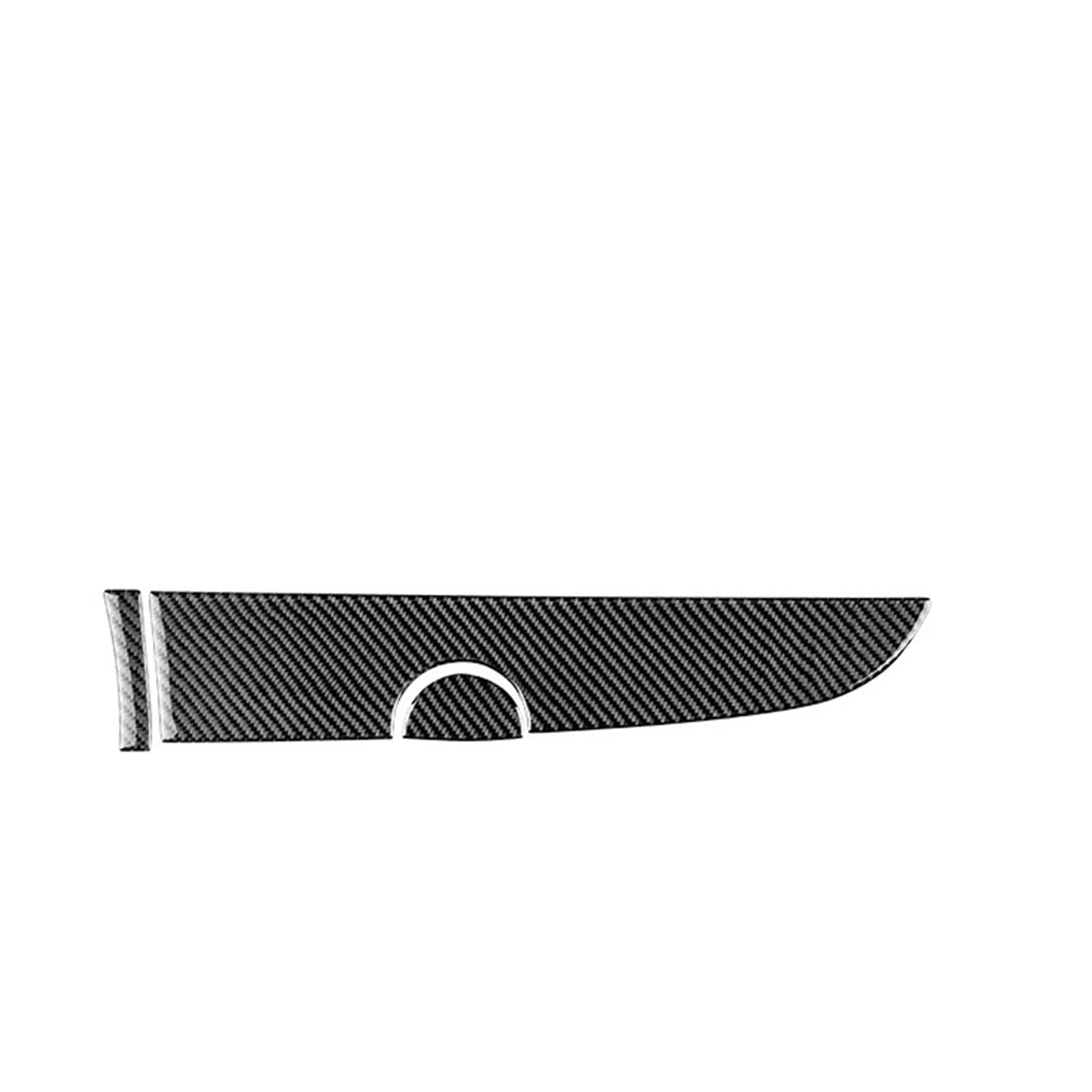 Panel Trim Frame Cover Fit for Fiat 500 Abarth 595 695 2016-2023 Car Interior Co-liopt Trim Sticker Center Console Trim(LHD Co-Pilot Black)