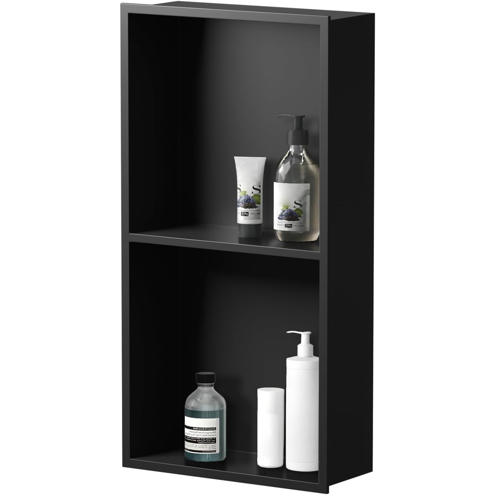 jianghinice Stainless Steel Shower Niche Recessed Shower Caddy Bathroom Shelf Insert Wall Recess Storage Shelf for Bathroom Organizer