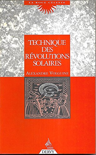 La Technique Des Révolutions Solaires