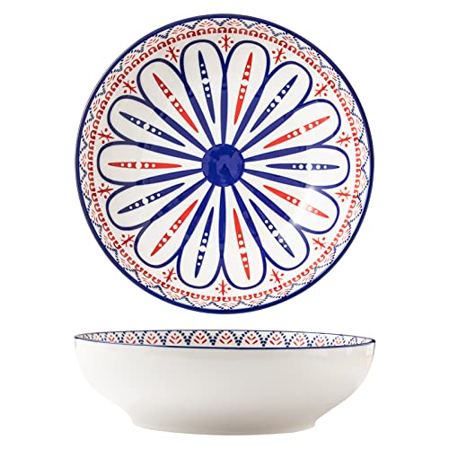 Yundu 82 Oz Ceramic Bowls Set Of 2, Serving Bowls For Entertaining, Large Bowls, Soup, Pasta, Salad, Fruit, Ramen, Pho Bowl Sets For Kitchen, Dishwasher And Microwave Safe #TOP30