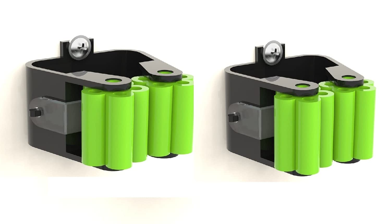 MAGICBOX Mop Holder Tool Plastic Multipurpose Wall Mounted Hanging