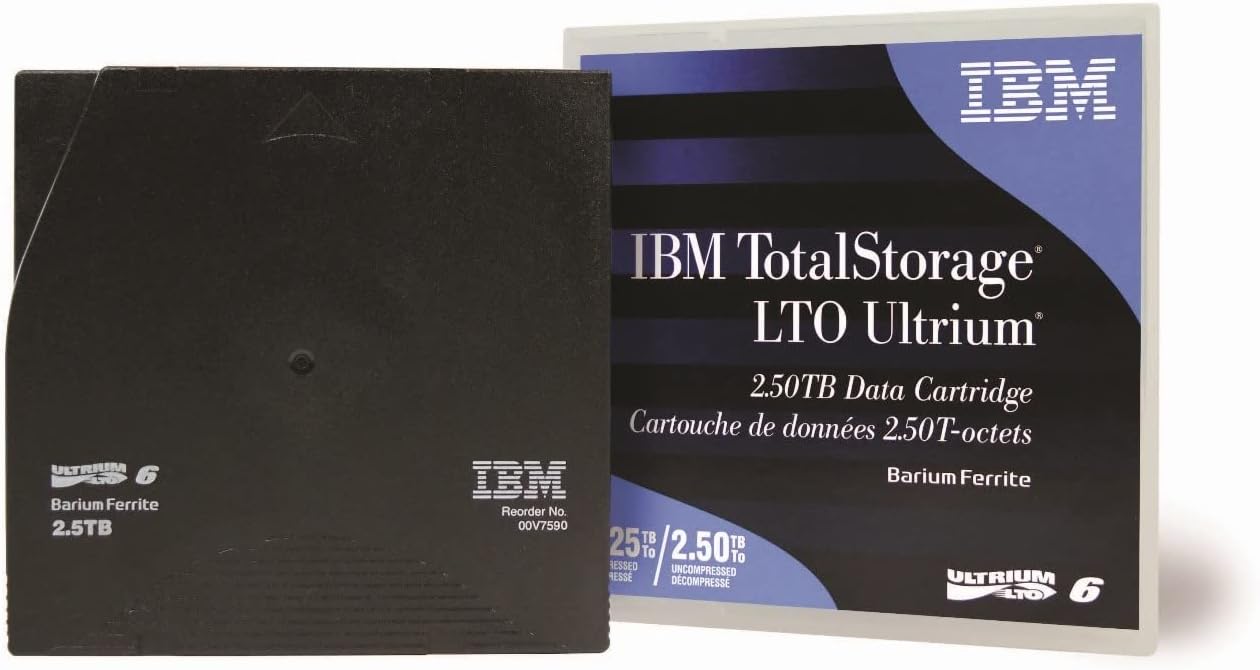IBM LTO Ultrium 6 native/compressed 2.5TB / 6.25TB 1er-Pack Sonderartikel (BaFe) (B)