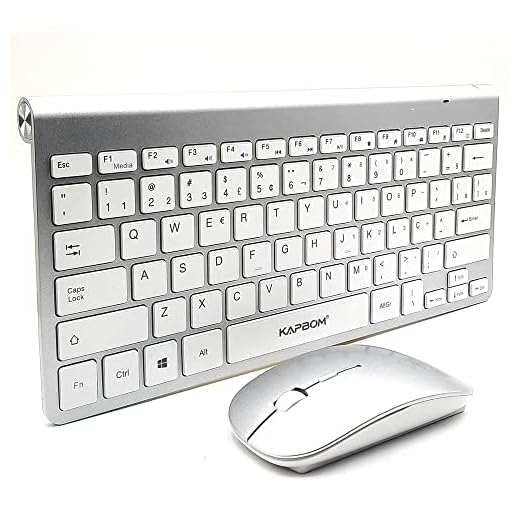 Kit Teclado Sem Fio e Mouse USB 2.4Ghz Wireless Compacto Premium ABNT2 Letra Ç Computador Notebook Branco